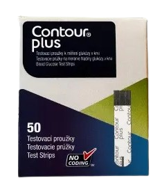 PROUŽKY DIAGNOSTICKÉ CONTOUR PLUS(PRO ZP KÓD 0169666;0142409) INZULÍNOVÝ REŽIM,50KS
