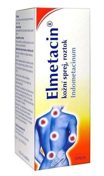 ELMETACIN 8MG/ML Kožní sprej, roztok 1X100ML