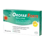 OROFAR FORTE MED A CITRON 0,6MG/1,2MG/2MG pastilka 24
