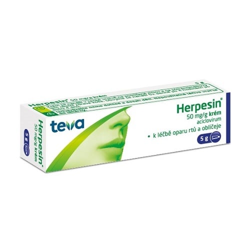 HERPESIN 50MG/G krém 5G