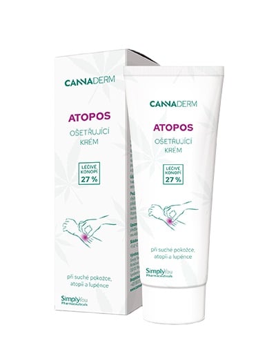 Cannaderm Atopos ošetřující krém 75g