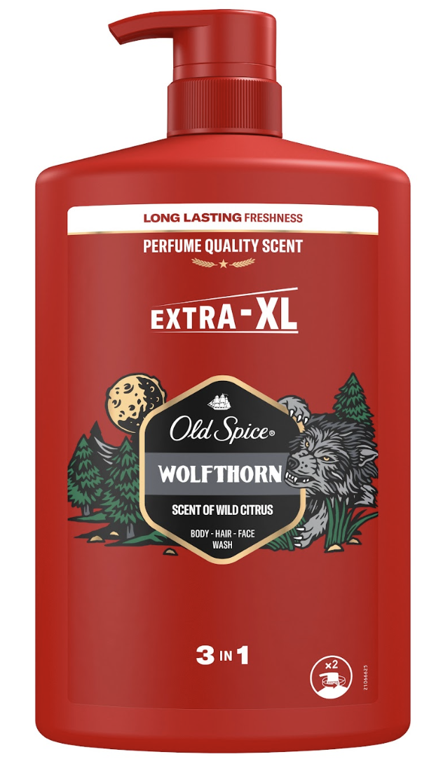 Old Spice Wolfthorn sprchový gel a šampon