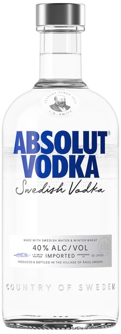 Absolut Vodka IMPORTED 40% obj.