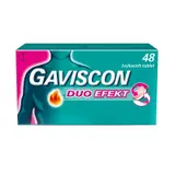 GAVISCON DUO EFEKT 250MG/106,5MG/187,5MG žvýkací tableta 48