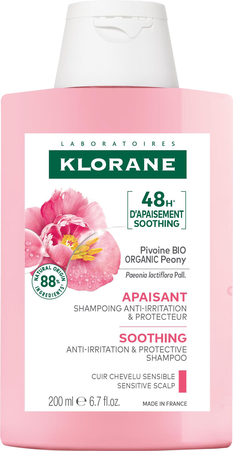 KLORANE Šampon s BIO pivoňkou 200ml