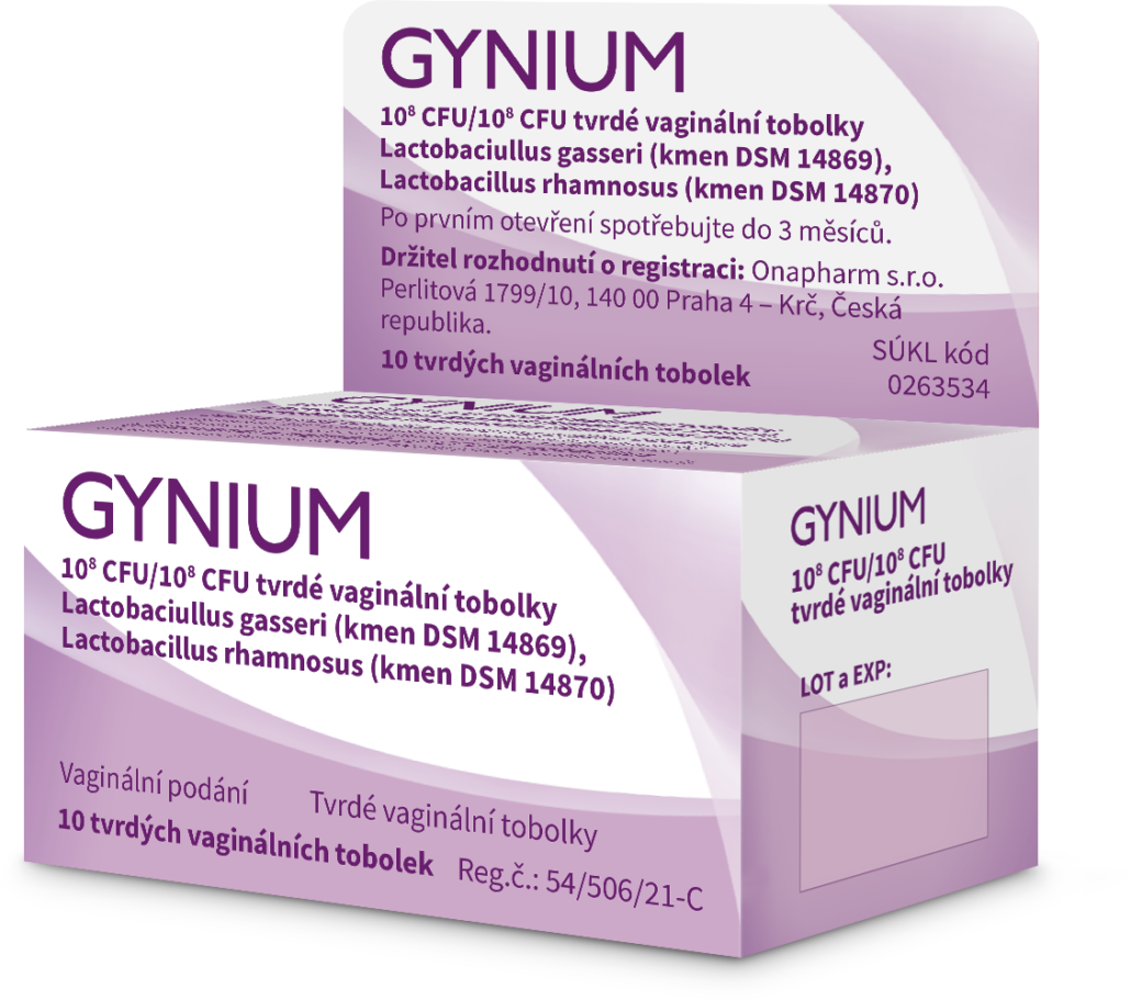 GYNIUM 1X10^8CFU/1X10^8CFU VAG CPS DUR 10