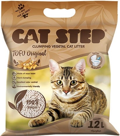 Cat Step Tofu Original hrudkující podestýlka pro kočky