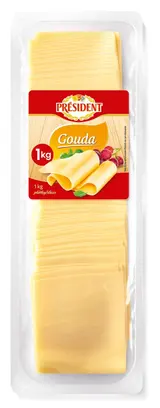 Président Gouda plátky