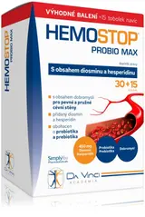Hemostop Probio MAX Da Vinci Academia tob. 30+15