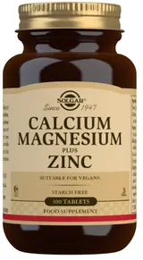 Solgar Calcium Magnesium Zinc tbl.100