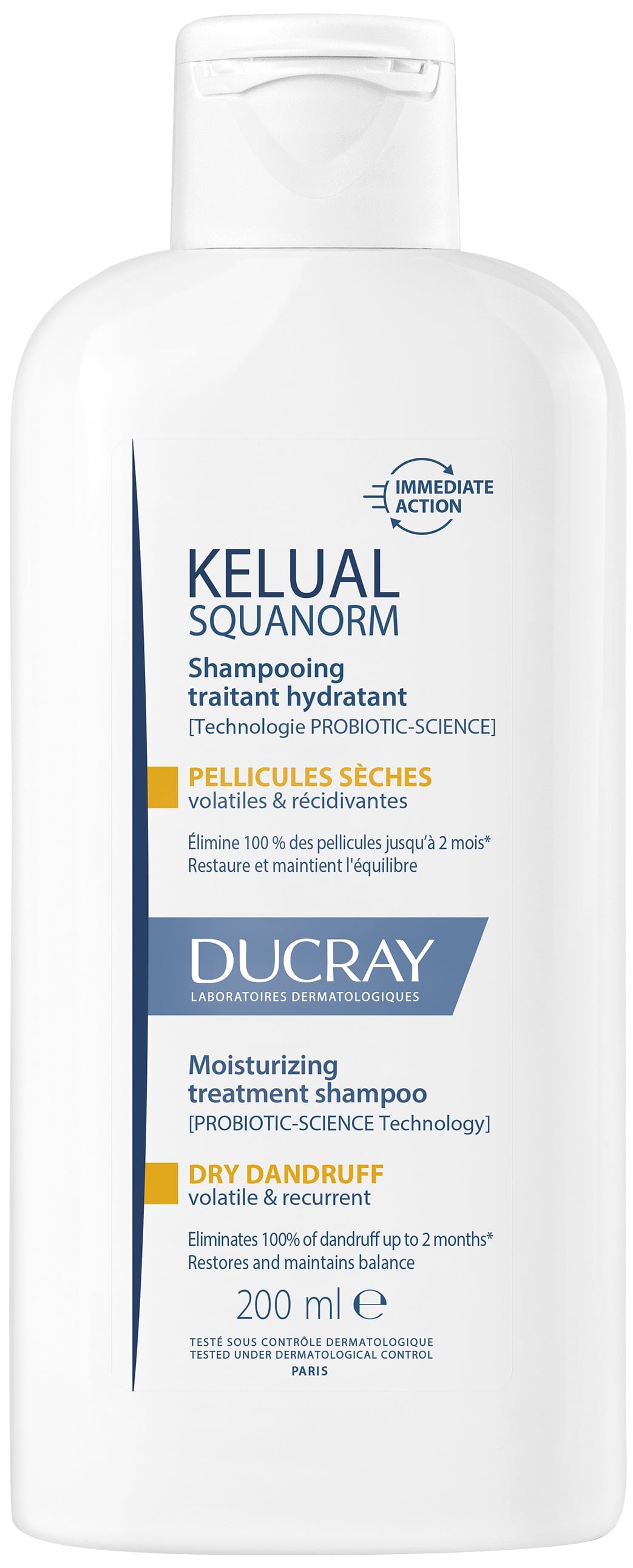 DUCRAY Kelual Squanorm Šampon hyd.suché lupy 200ml