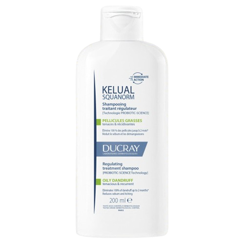 DUCRAY Kelual Squanorm Šampon mastné lupy 200ml