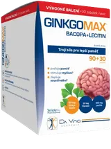GinkgoMAX+Bacopa+Lecitin DaVinciAcademia tob.90+30