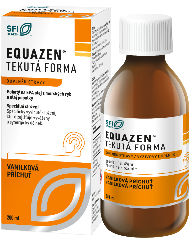 EQUAZEN tekutá forma s příchutí vanilky 200ml