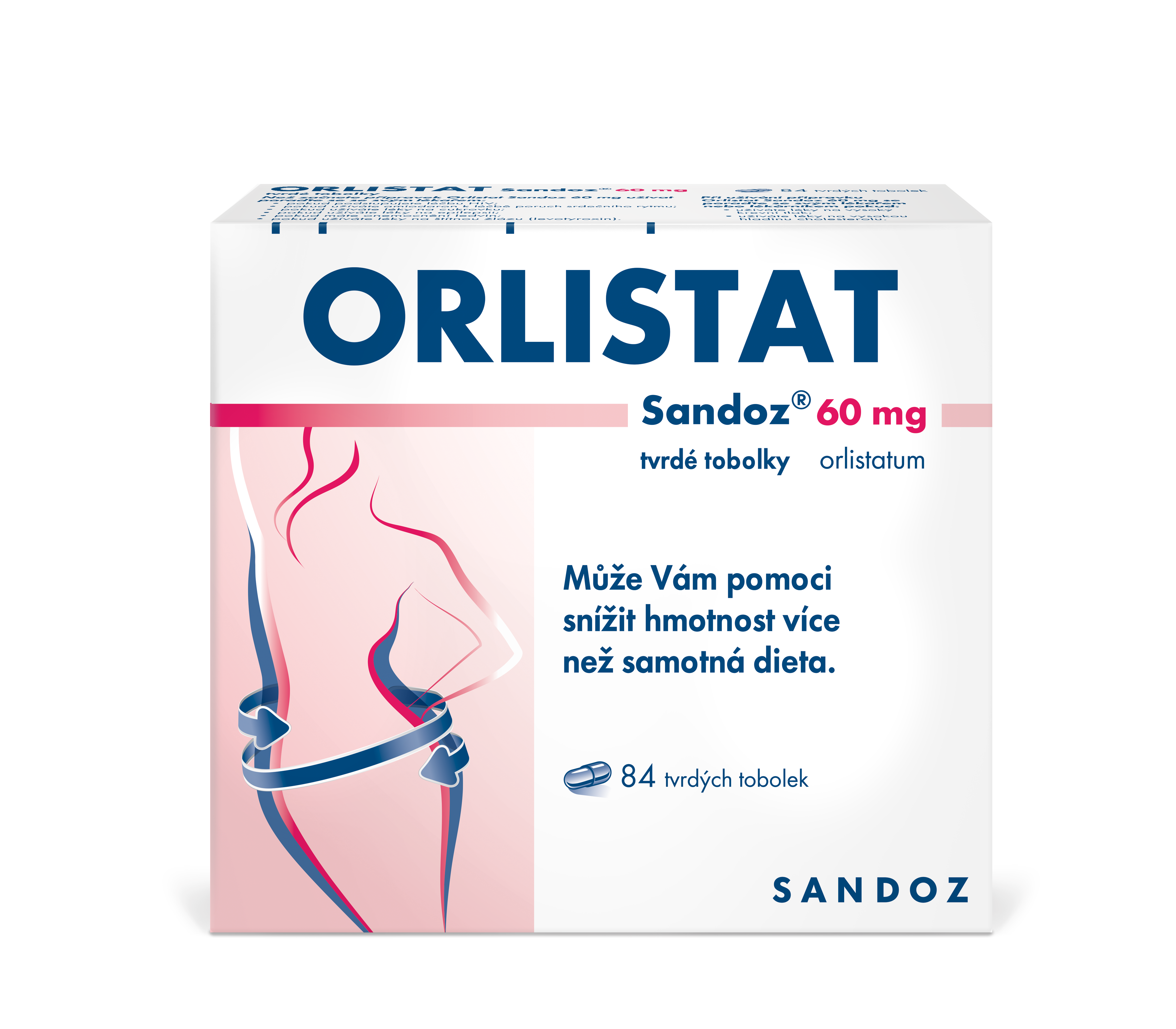 ORLISTAT SANDOZ 60MG Tvrdá tobolka 84