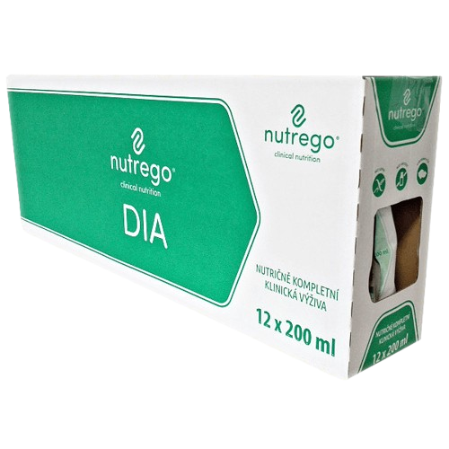 NUTREGO DIA S PŘÍCHUTÍ VANILKA perorální roztok 12X200ML