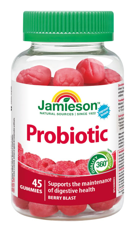 JAMIESON Probiotic Gummies želatin.pastilky 45ks