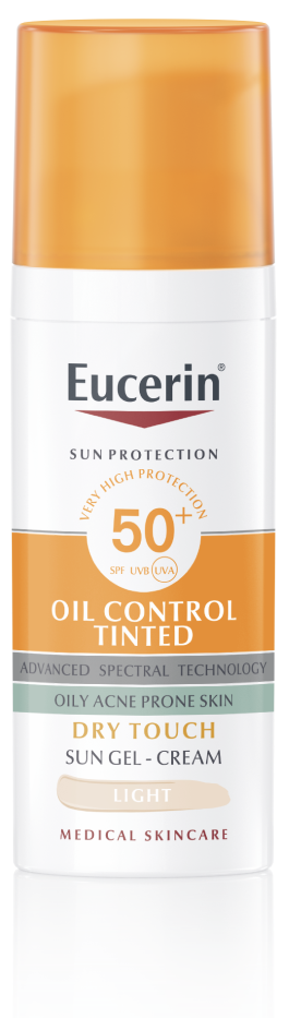 EUCERIN SUN OilControlTinted SPF50+ světlý 50ml