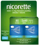 NICORETTE MINT 4MG lisovaná pastilka 2X40