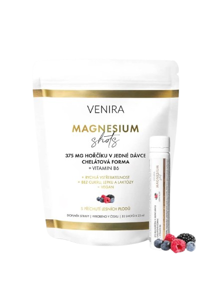 Venira Magnesium shots lesní plody 30x25ml