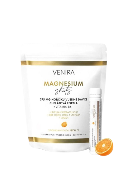 Venira Magnesium shots pomeranč 30x25ml