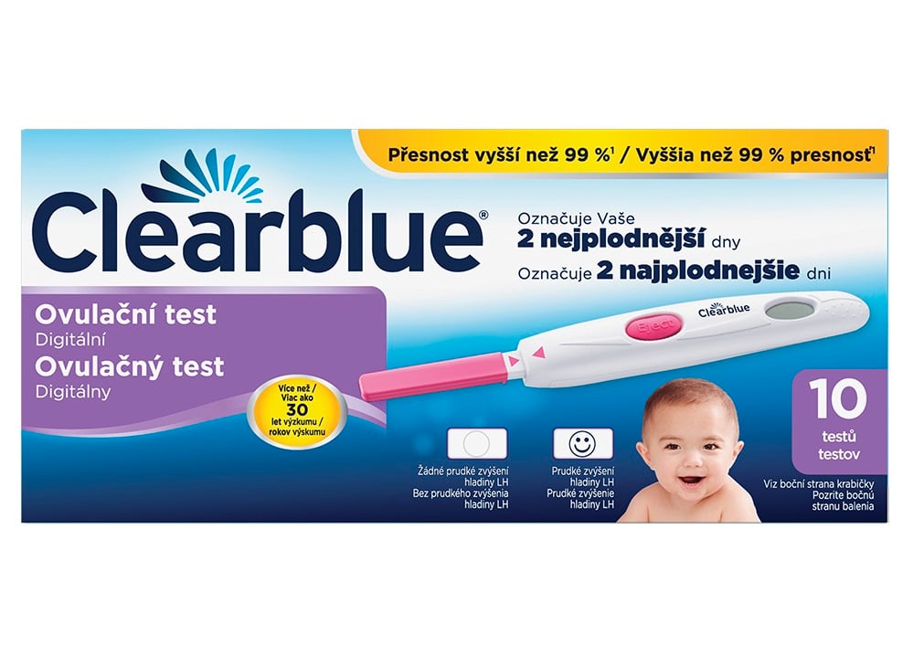 Clearblue digitální ovulační test 10ks