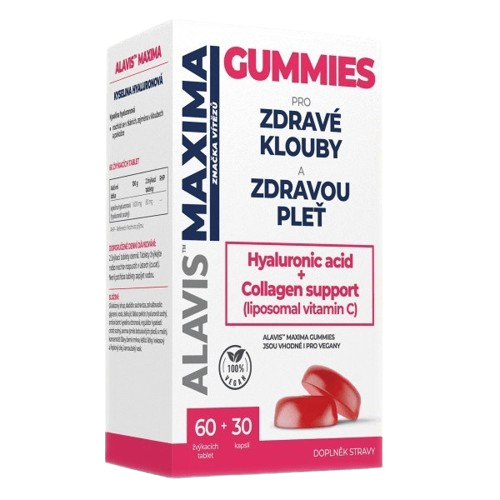 ALAVIS MAXIMA GUMMIES žvýk.tbl.60 + cps.30 vit. C