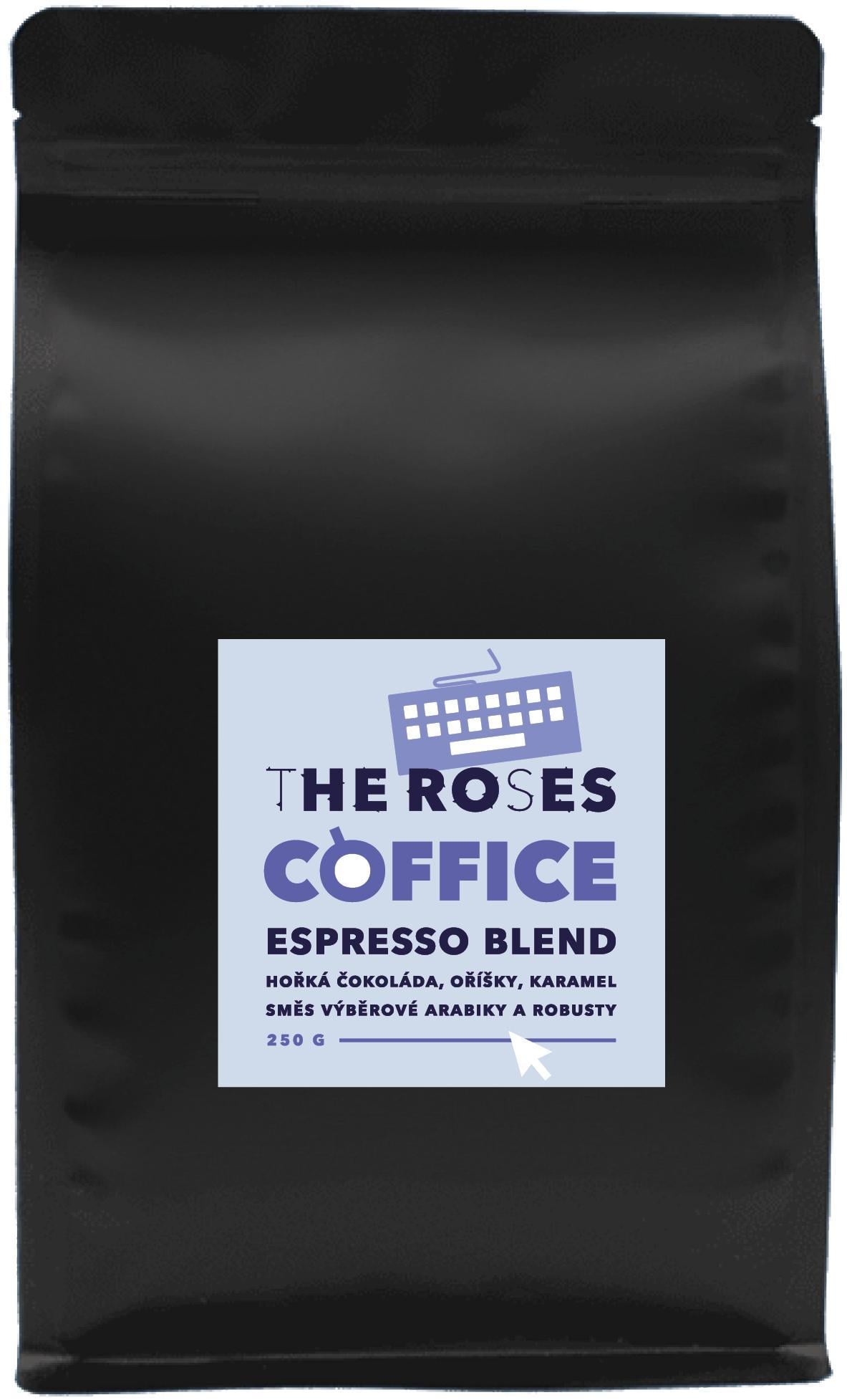 The Roses Coffice Espresso Blend zrnková káva