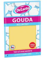 DeLacto Gouda plátky bez laktózy