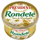 Président Rondelé Čerstvý sýr s vlašskými ořechy z kraje Dordogne