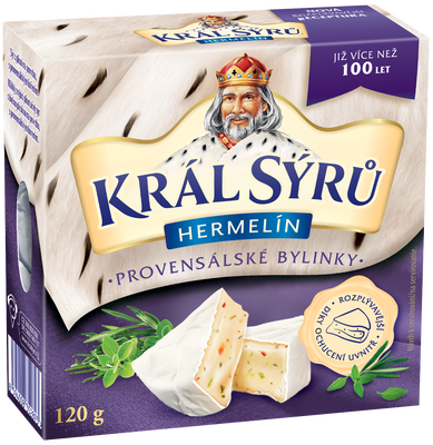 Král Sýrů Hermelín provensálské bylinky