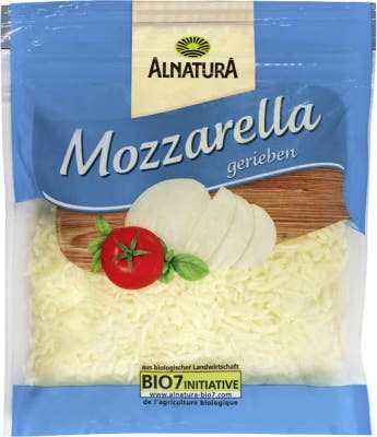 ALNATURA BIO Mozzarella strouhaná