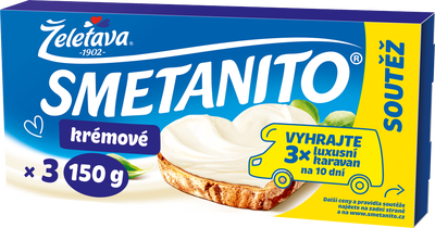 Smetanito Tavený sýr (3 ks)