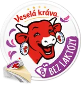 Veselá Kráva Bez laktózy Tavený sýr (8 ks)