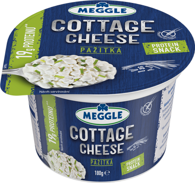 Meggle Cottage cheese čerstvý sýr pažitkový