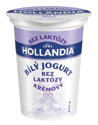 Hollandia Jogurt bílý bez laktózy