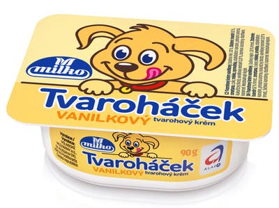 Milko Tvaroháček Tvarohový krém vanilkový