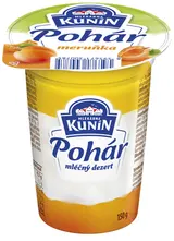 Mlékárna Kunín Pohár mléčný dezert s meruňkovou příchutí