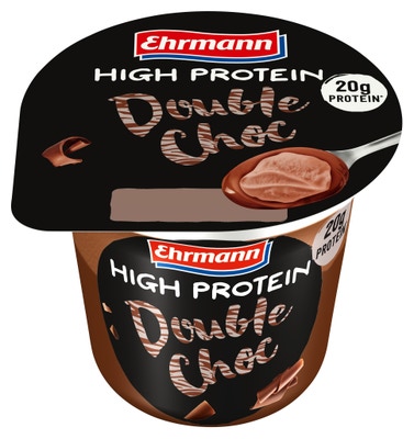 Ehrmann High Protein Pudding & Topping Double Choc
