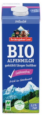 Berchtesgadener Land BIO čerstvé alpské mléko bez laktózy plnotučné
