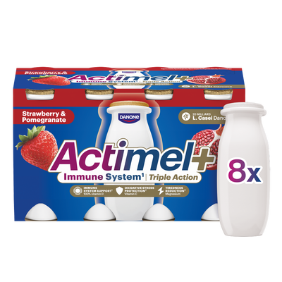 Actimel Triple Action Jahoda - Granátové jablko