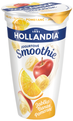Hollandia Jogurtové smoothie banán, jablko, pomeranč