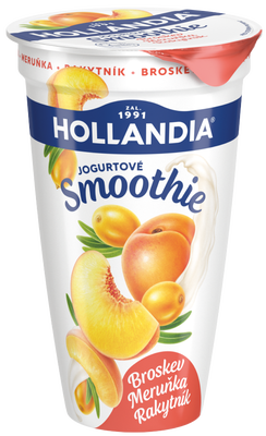 Hollandia Jogurtové smoothie broskev, meruňka, rakytník