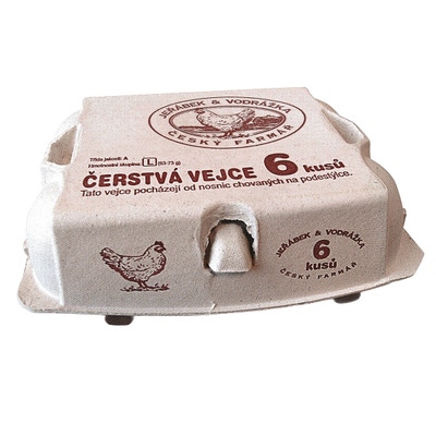 Jeřábek & Vodrážka podestýlková vejce L