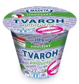 Madeta Jihočeský tvaroh polotučný bez laktózy