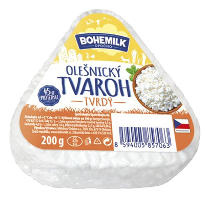 Bohemilk Olešnický tvaroh tvrdý