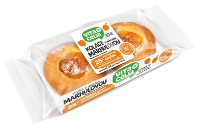 Vitacelia Koláče bezlepkové s náplní meruňkovou 2x50g