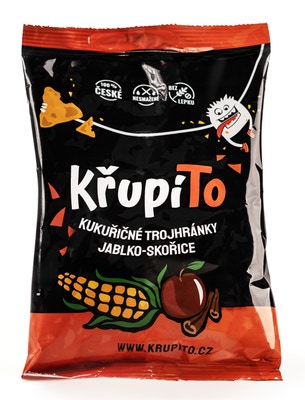 KřupíTo Kukuřičné trojhránky Jablko- skořice