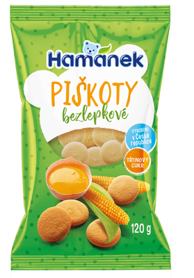 Hamánek bezlepkové piškoty