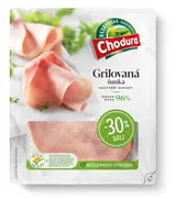 Chodura Grilovaná šunka se sníženým obsahem soli nejvyšší jakosti (96% masa)